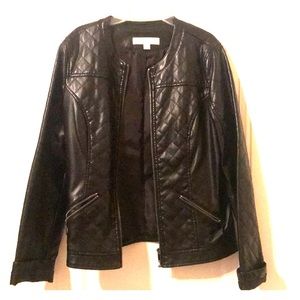 NY&Co black leather jacket!